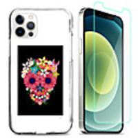 Cool Skulls Case For Apple iPhone 12 iPhone 11 iPhone 12 Pro Max Unique Design Protective Case with Screen Protector Shockproof Back Cover TPU
