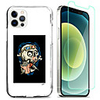 Cool Skulls Case For Apple iPhone 12 iPhone 11 iPhone 12 Pro Max Unique Design Protective Case with Screen Protector Shockproof Back Cover TPU