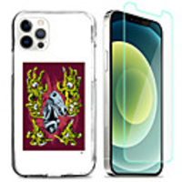 Cool Skulls Case For Apple iPhone 12 iPhone 11 iPhone 12 Pro Max Unique Design Protective Case with Screen Protector Shockproof Back Cover TPU
