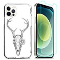 Cool Skulls Case For Apple iPhone 12 iPhone 11 iPhone 12 Pro Max Unique Design Protective Case with Screen Protector Shockproof Back Cover TPU