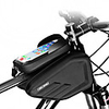 CoolChange Cell Phone Bag Bike Frame Bag Top Tube 6.0/6.2 inch Touch Screen Waterproof Double IPouch Cycling for iPhone 7 iPhone 8 Plus / 7 Plus / 6S Plus / 6 Plus iPhone X Black Mountain Bike MTB