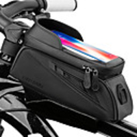 CoolChange Waterproof Cell Phone Bag Bike Frame Bag Top Tube Touch Screen Rain Waterproof Cycling Bike Bag TPU Oxford Cloth EVA Bicycle Bag Cycle Bag Null