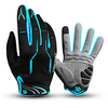 CoolChange Winter Bike Gloves / Cycling Gloves Mountain Bike Gloves Mountain Bike MTB Anti-Slip Thermal Warm Breathable Sweat-wicking Full Finger Gloves Sports Gloves Terry Cloth Black / Red Bule miniinthebox