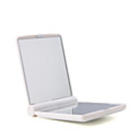 Cosmetic Make Up Compact Portable Mirror with 8-LED Light White