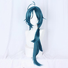 Cosplay Cosplay Wigs Unisex Layered Haircut With Ponytail 80 inch Heat Resistant Fiber Dry Blue Adults