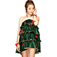Cosplay Costume Santa Clothes Teen Adults