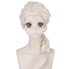 Cosplay Costume Wig Cosplay Wig Elsa Frozen II Plaited With Ponytail Wig Blonde Long Light golden Synthetic Hair 30 inch Women