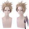 Cosplay Costume Wig Cosplay Wig Hawkes My Hero Academia / Boku No Hero Straight Layered Haircut Wig Short Light Brown Synthetic Hair 12 inch Men