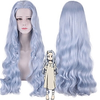 Cosplay Costume Wig Cosplay Wig My Hero Academia / Boku No Hero Body Wave Middle Part Wig Very Long Blue Synthetic Hair 32 inch Women
