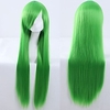 Cosplay Costume Wig Cosplay Wig Natural Straight With Bangs Wig Long A15 A16 A17 A18 A19 Synthetic Hair 40 inch Women
