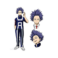 Cosplay Costume Wig Cosplay Wig Shinso Hitoshi My Hero Academia / Boku No Hero Straight Layered Haircut Wig Short Purple Synthetic Hair 14 inch Men