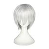 Cosplay Costume Wig Synthetic Wig Ken Kaneki Tokyo Ghoul Straight Cosplay Layered Haircut Wig Short Brown Silver Grey Blue Green Synthetic Hair 10 inch Men
