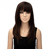 Cosplay Costume Wig Synthetic Wig Straight Straight Wig Medium Length Brown Synthetic Hair Women