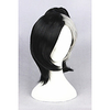 Cosplay Costume Wig Synthetic Wig Straight Straight With Ponytail Wig Short Natural Black Synthetic Hair Women