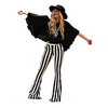 Cosplay Retro Vintage Hippie 1970s Disco Pants Trousers Dude Funk Women