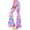 Cosplay Retro Vintage Hippie 1970s Disco Pants Trousers Dude Funk Women