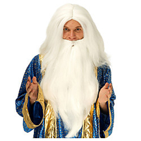 Cosplay Wig Wizard Wizard Straight Pixie Cut Layered Haircut Wig Medium Length White Synthetic Hair Women