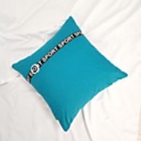 Cotton Canvas Letter Simple Modern Pillow Case Cover Living Room Bedroom Sofa Cushion Cover Modern Sample Room Cushion Cover