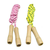 Cotton Jump Rope for Kids - Wooden Handle - Adjustable Cotton Braided Fitness Skipping Rope - Outdoor Fun Activity Great Party Favor Exercise Activity Pack of 2 miniinthebox