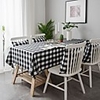 Cotton Linen Plaid Tablecloth American Table Cloth Coffee Table Cloth Cloth Rectangular Table Mat
