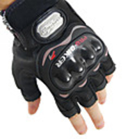 Cotton Rubber Non-Slip Breathable Short Finger Motocycle/Cycling Gloves MCS-04C