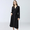 Cotton Waffle Knitted Bathrobe Spring and Summer Thin Cardigan Bathrobe miniinthebox
