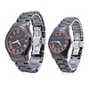 Couple Style Ceramic Analog Quartz Wrist Watch (Black)