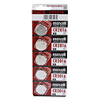 CR2016 3V High Capacity Lithium Button Cell Batteries (5-pack)
