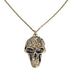 Crazy Skull Necklace with Rhinestone
