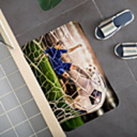 Creative 3D Printing Footbal Field Hallway Carpet and Rugs for Bedroom Living Room Carpet Kitchen Bathroom Anti-Slip Floor Mats