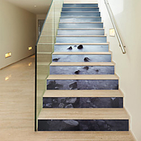 Creative 3d Stairs Diy Stickers Foggy Seaside Home Decoration Stickers Waterproof 3d Stereo Wall Stickers 13 Piece Set miniinthebox