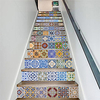 Creative 3d Stickers 13 Pieces Of Moroccan Tiles Stair Stickers Step Renovation Stickers Self-adhesive Pvc Removable Decorative Wall Stickers miniinthebox