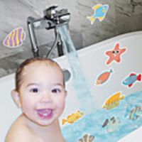 Creative Cartoon Bathtub Waterproof Stickers Children