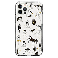 Creative Case For Apple iPhone 12 iPhone 11 iPhone 12 Pro Max Unique Design Protective Case and Screen Protector Shockproof Clear Back Cover TPU