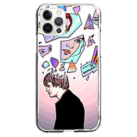 Creative Case For Apple iPhone 12 iPhone 11 iPhone 12 Pro Max Unique Design Protective Case and Screen Protector Shockproof Clear Back Cover TPU