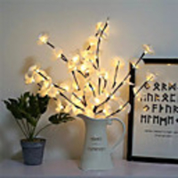 Creative Led Simulation Phalaenopsis Branch Light Home Interior Decoration Christmas Day Decoration Light Branch Light String
