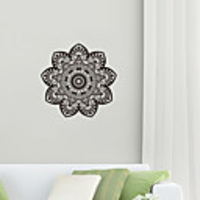 Creative Personality Flower Of Life Mandala Culture Yoga Home Background Decoration Can Be Removed Stickers