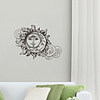 Creative Sunflower Buddha Pattern Wall Stickers Wallpaper Can Remove The Living Room Art Deco Stickers