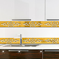 Creative Waistline Baseboard Stickers Mirror Wall Stickers Decorative Wall Stickers,  Acrylic Home Decoration Wall Decal Wall Decoration 1pc
