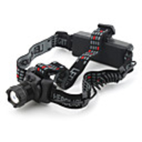 CREE Q5 3-Mode LED Headlight with Travel Charger (Black)