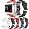Crocodile Pattern Genuine Leather Replacement Watch Band Bracelet Wrist Strap for Fitbit ionic