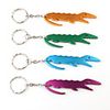 Crocodile Shaped Aluminum Keychain Bottle Opener