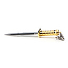 Cross Fire Metal Dagger Golden Gripe