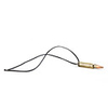 Cross Fire Pointed Bullet Necklace