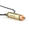 Cross Fire Round Bullet Necklace