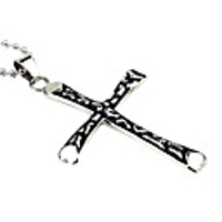 Cross Titanium Steel Necklace