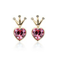 Crown And Love Crystal Ear Nails