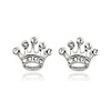 Crown Shape Small Ear Studs