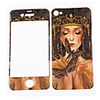 Crying girl Crystal Epoxy Sticker for iPhone4G