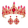 Crystal / Alloy Tiaras / Suits with Crystal / Rhinestone 2 Piece Wedding / Special Occasion Headpiece